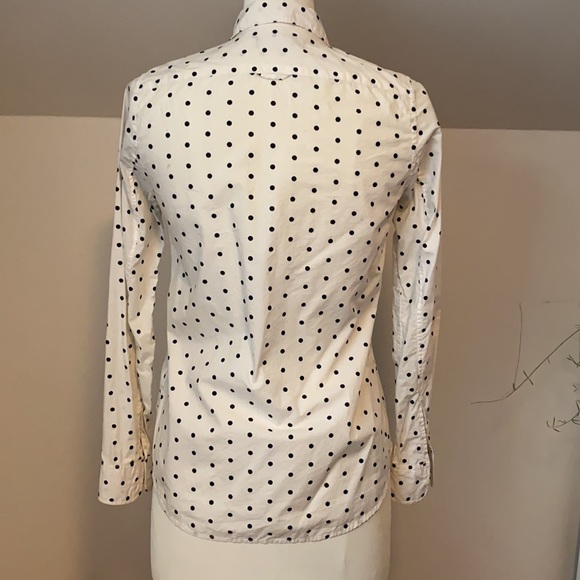 Gap Polka Dot Button Up Shirt, Sz XS - Picture 3 of 5